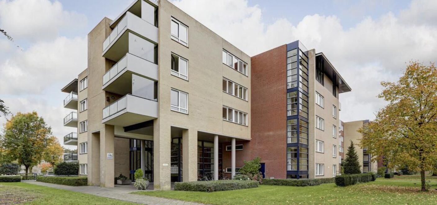 Afbeelding van appartementen complex aan de Rode Kruislaan Nijmegen