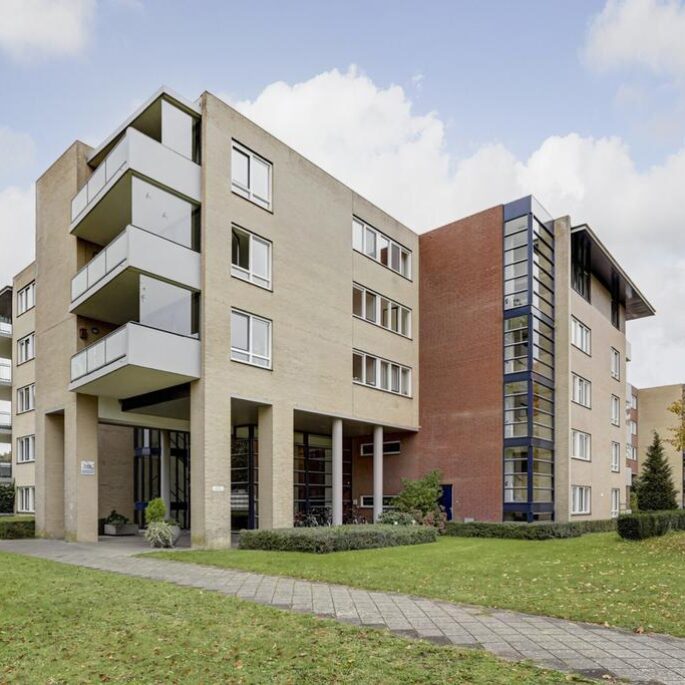 Afbeelding van appartementen complex aan de Rode Kruislaan Nijmegen