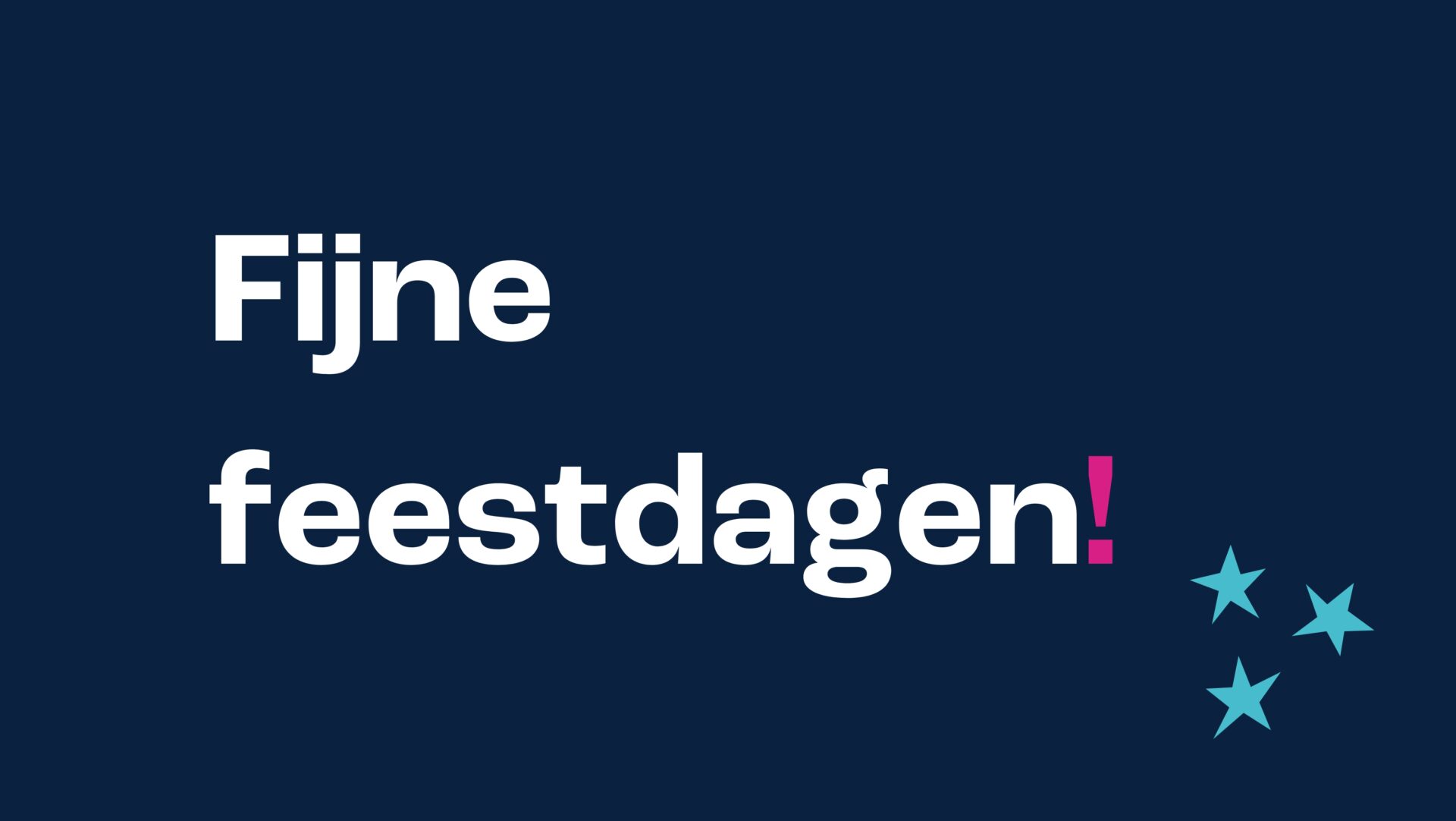 Afbeelding met tekst: Fijne feestdagen