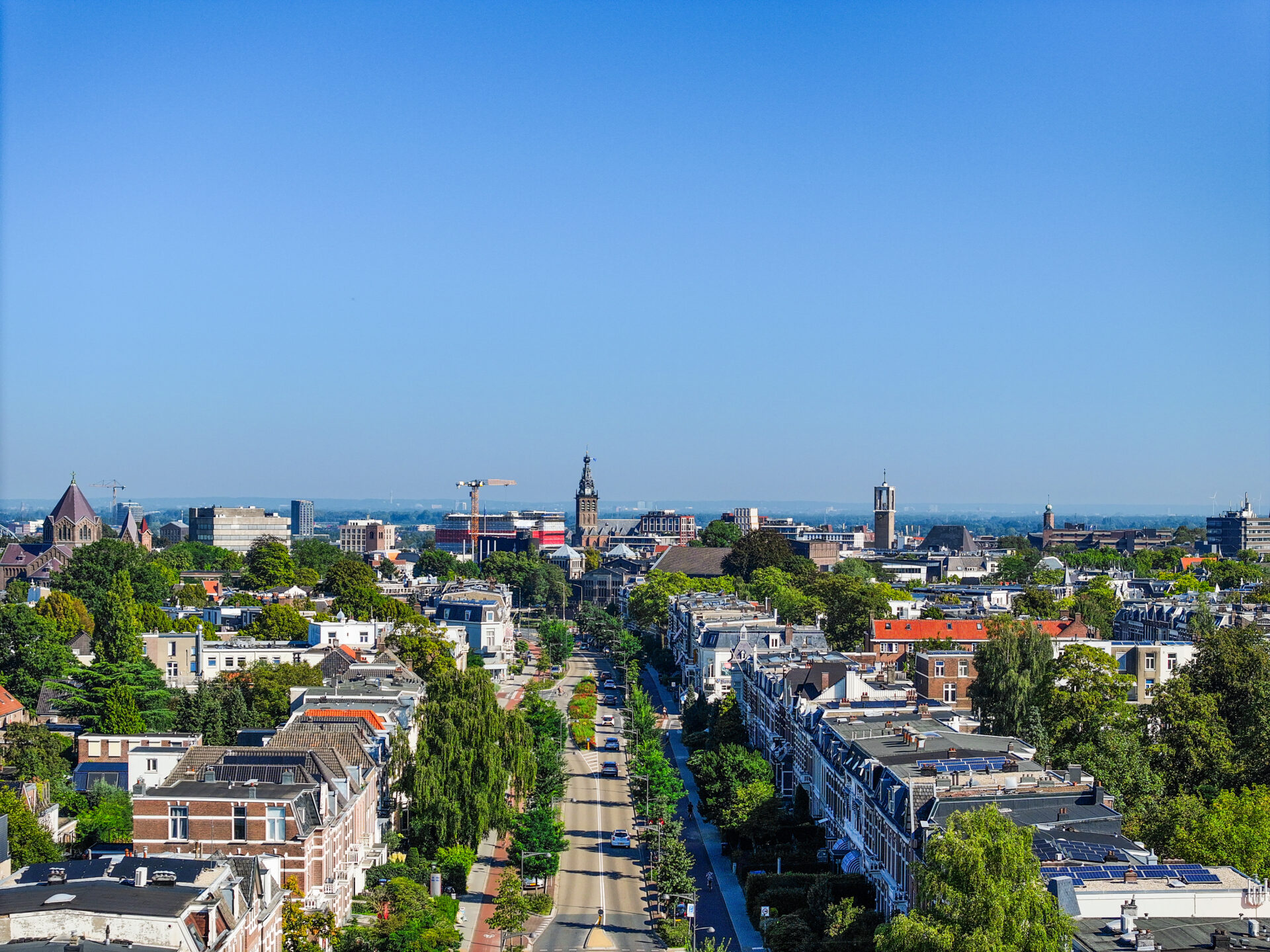 Nijmegen drone afbeelding