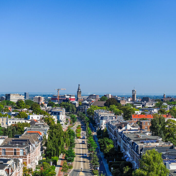 Nijmegen drone afbeelding