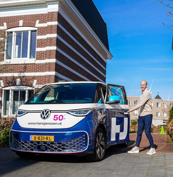 Collega met Hans Janssen bus