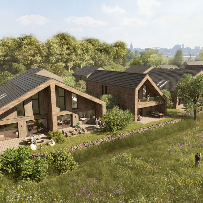 Benedenerf luchtfoto