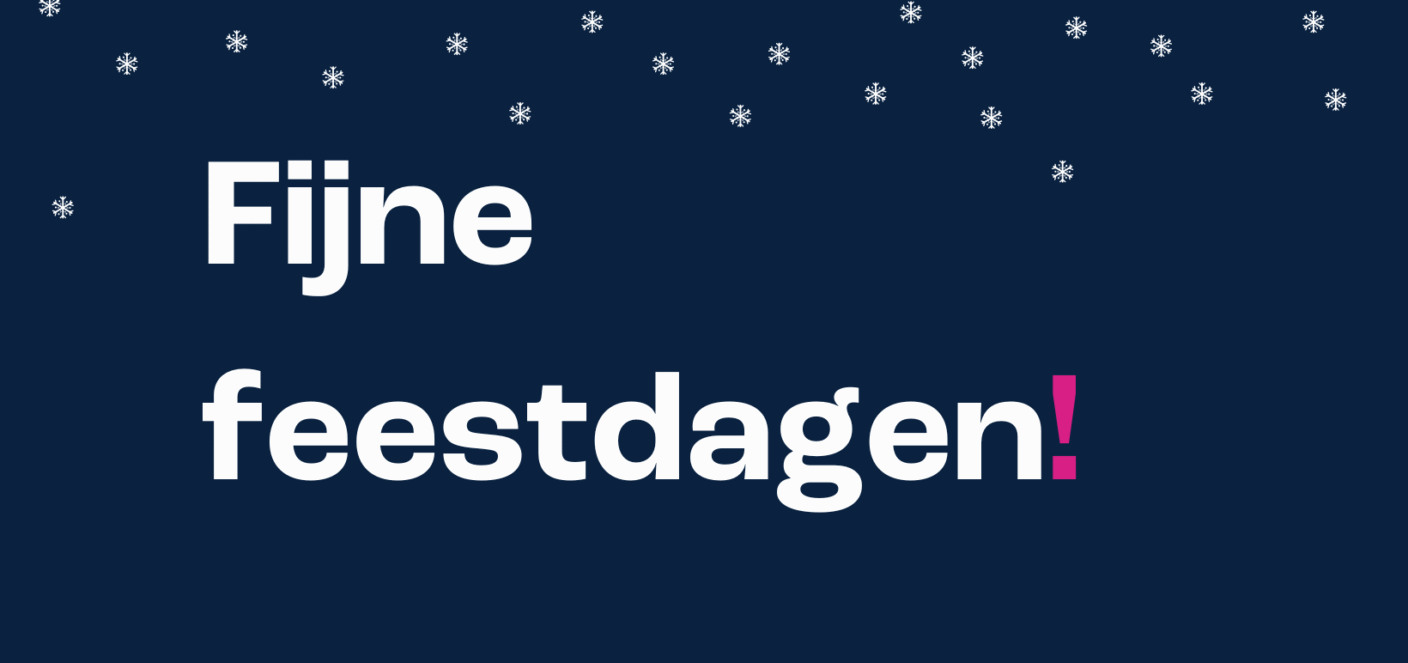 Fijne feestdagen