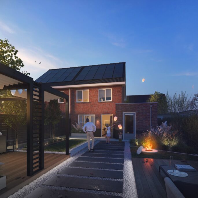 korenveld-wanroij achtertuin avond