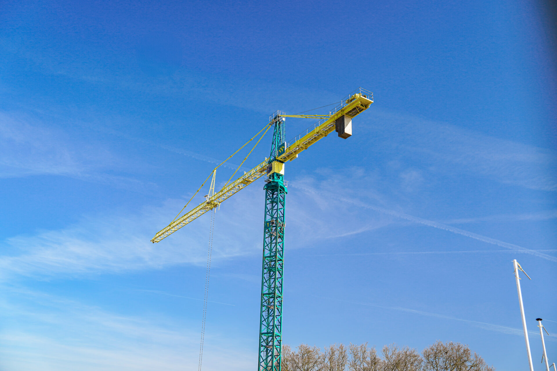 Bouwplaats nieuwbouwproject