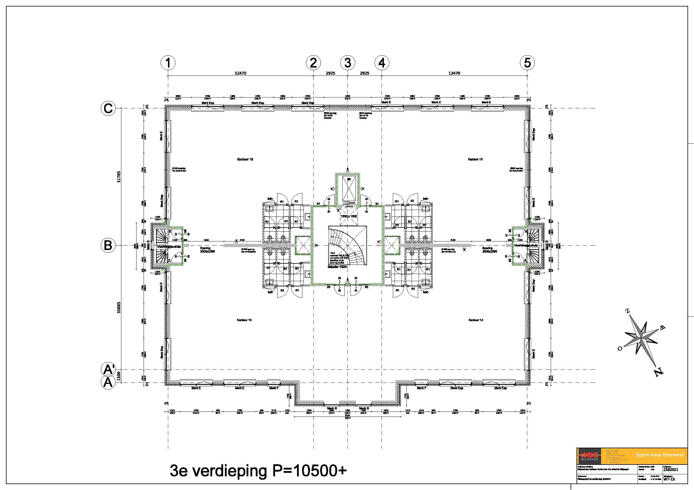 3e verdieping