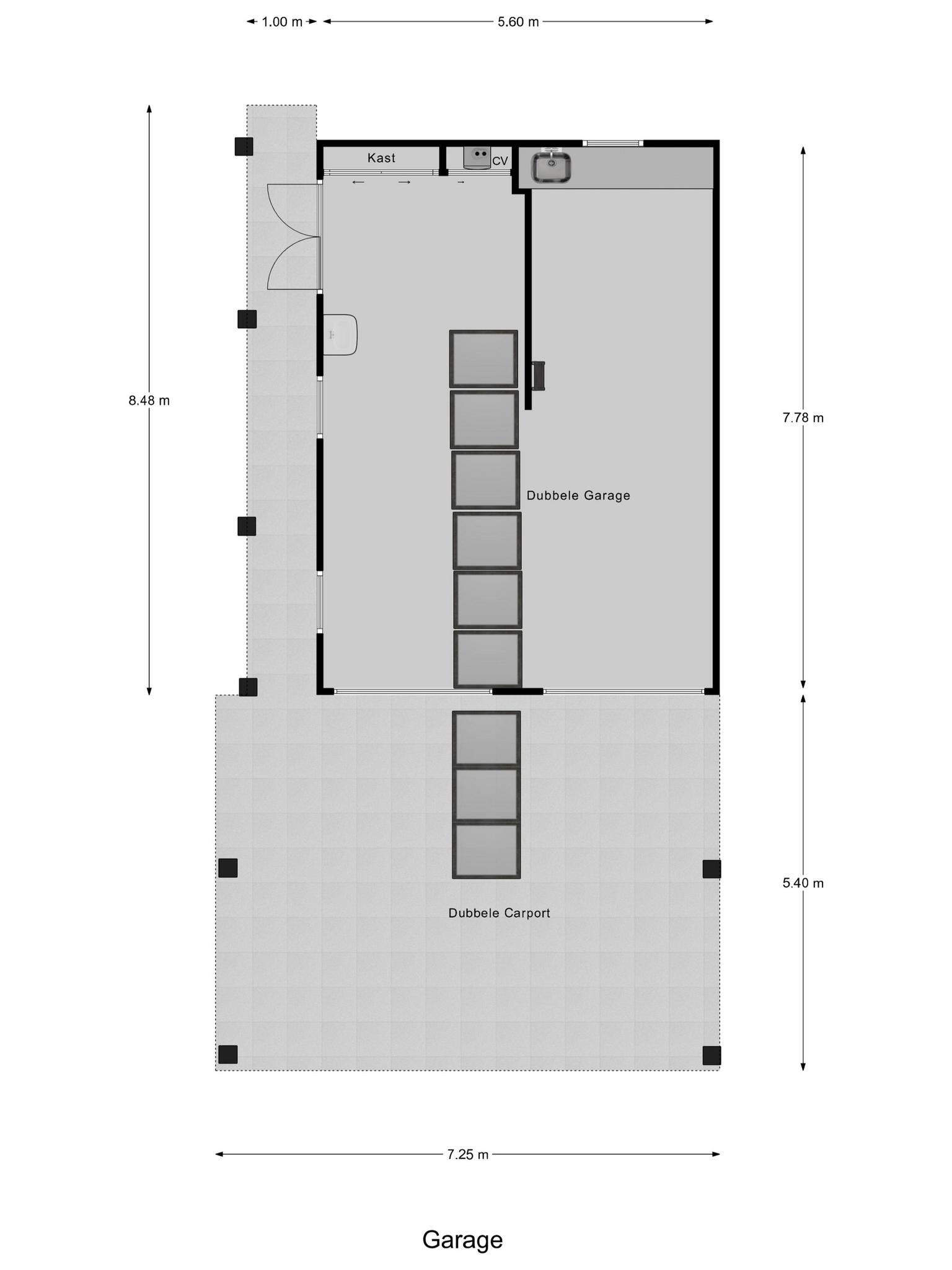 Dubbele garage
