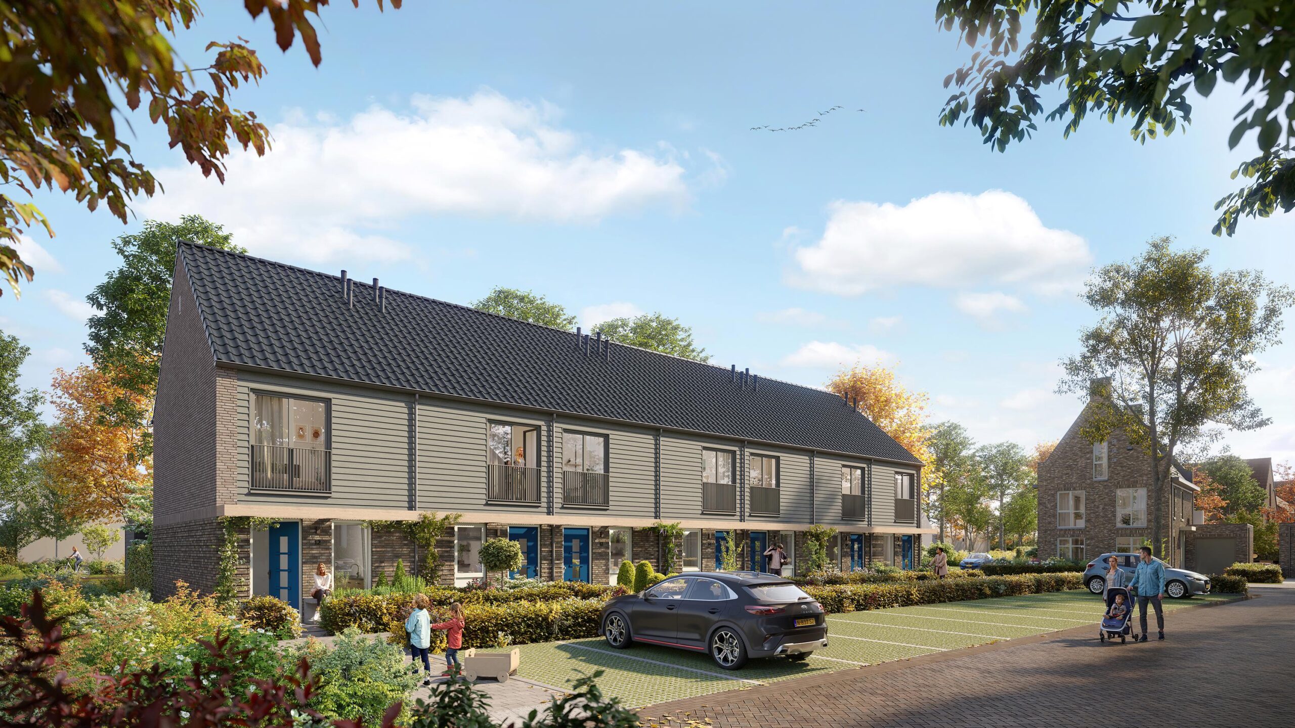 Erfwoningen bnr 35 tm 41 (Erf Zuid)