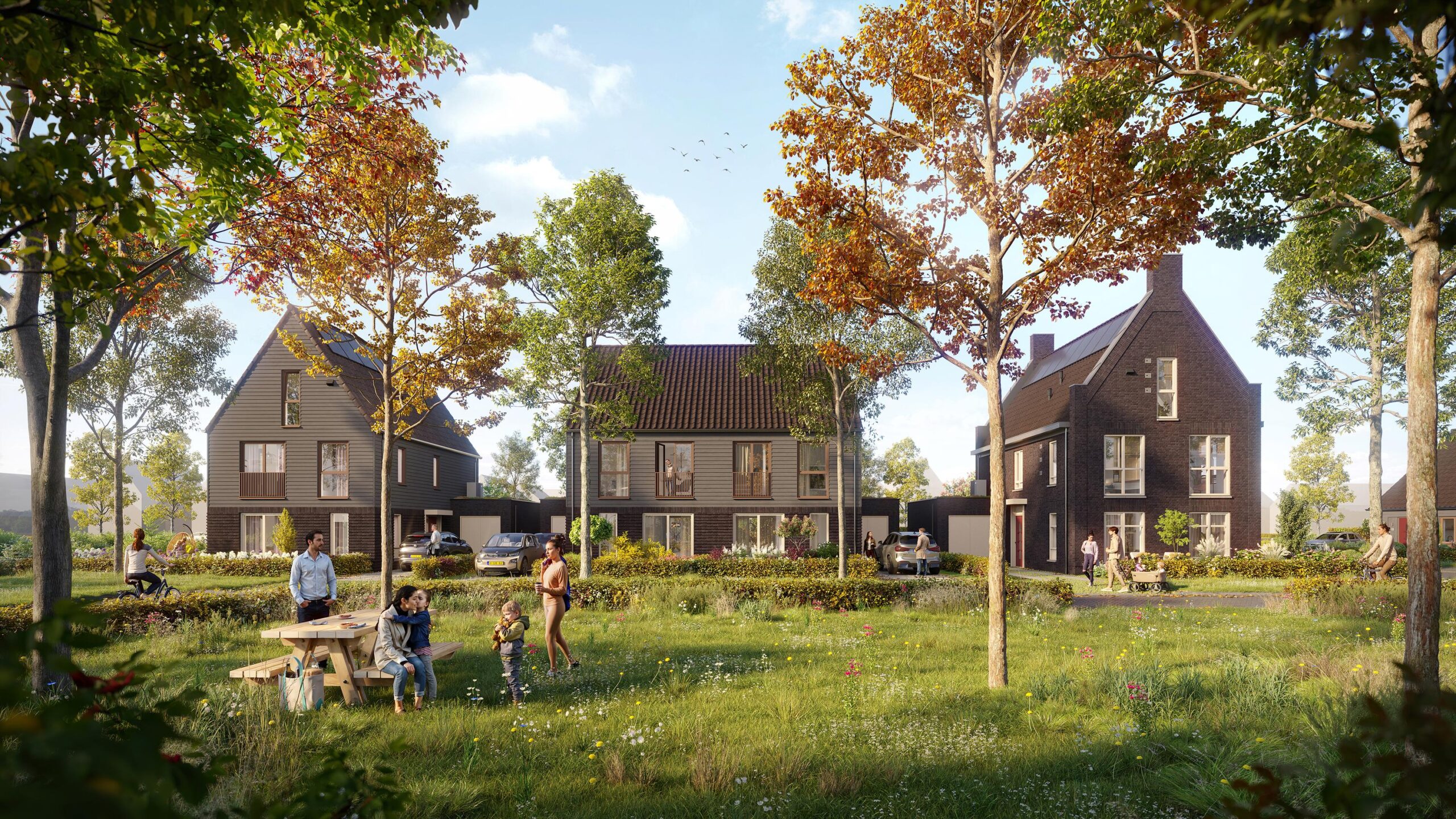 Het Voorhuis en de Herenhoeve bnr 54 tm 57 (Erf West)