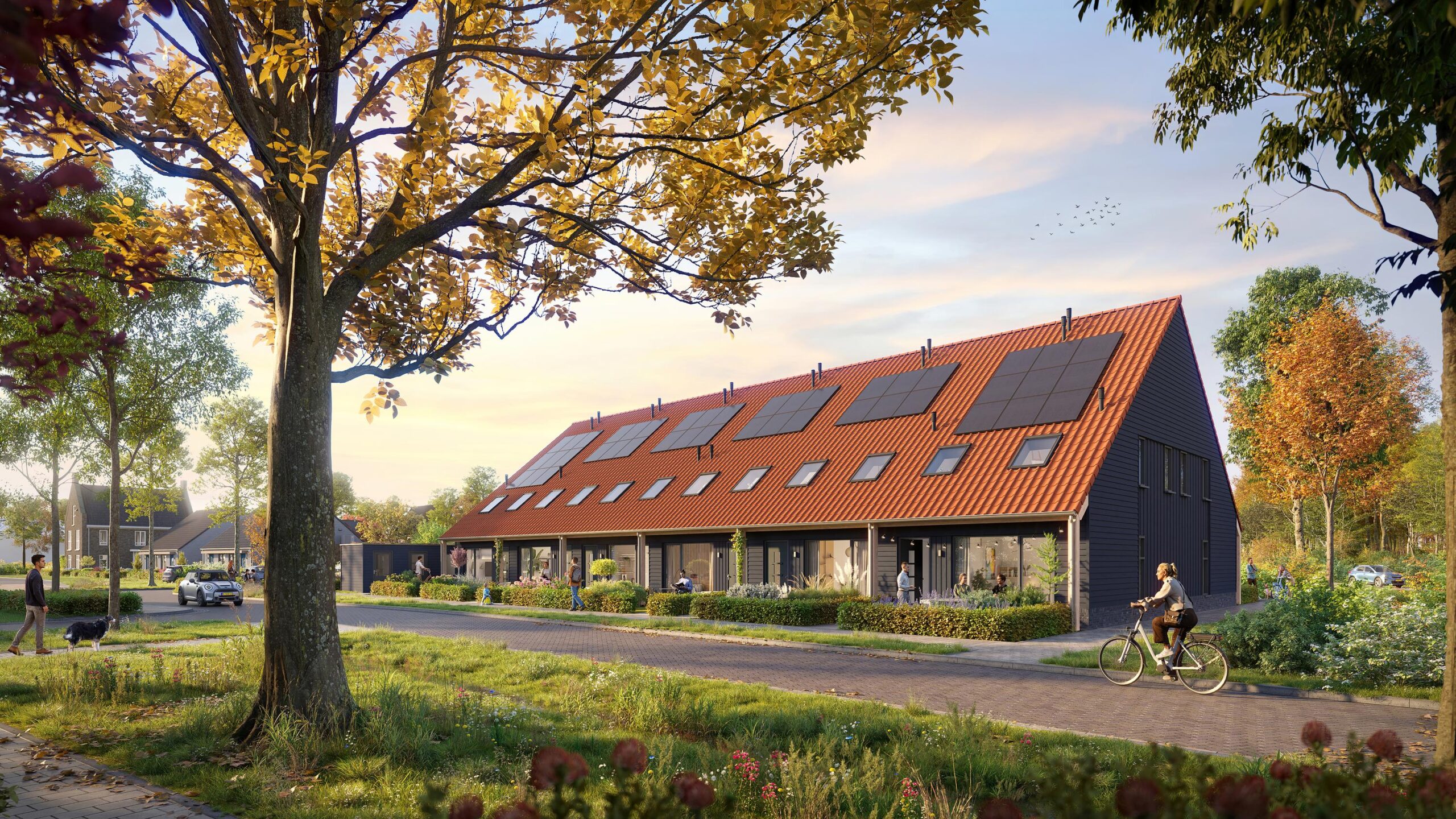 Schuurwoningen bnr 1 tm 12 (Erf Noord)