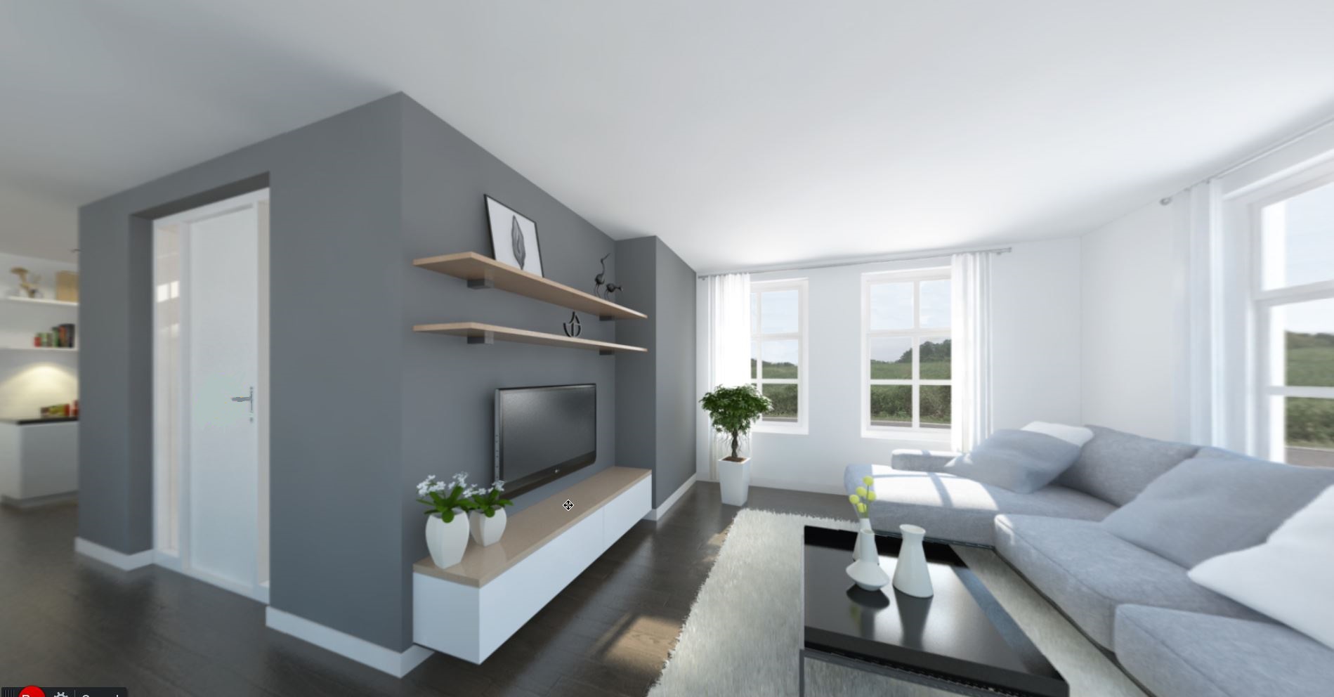 Westerkanaaldijk woonkamer