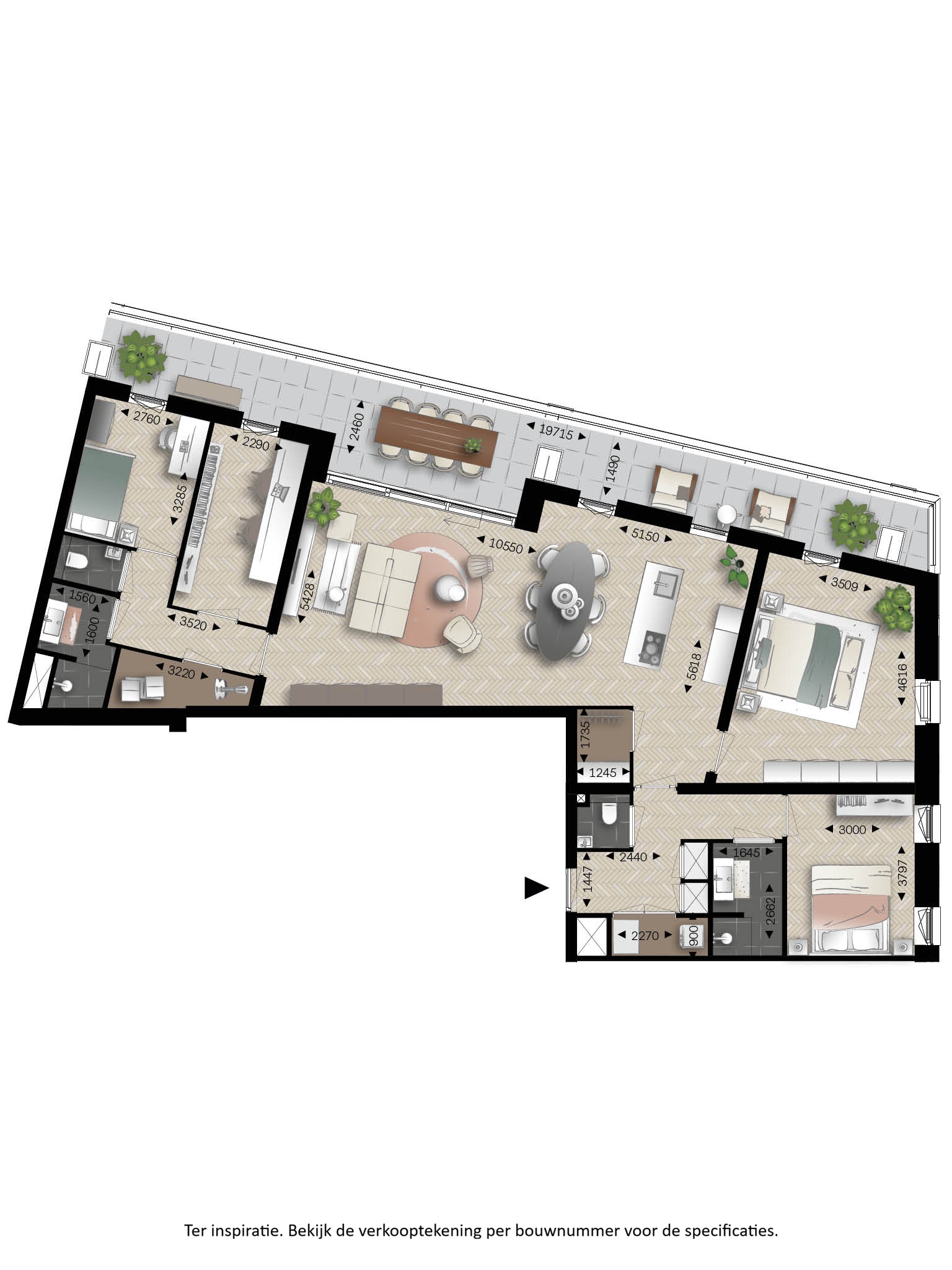 Plattegrond Zuidhof App Bnr38