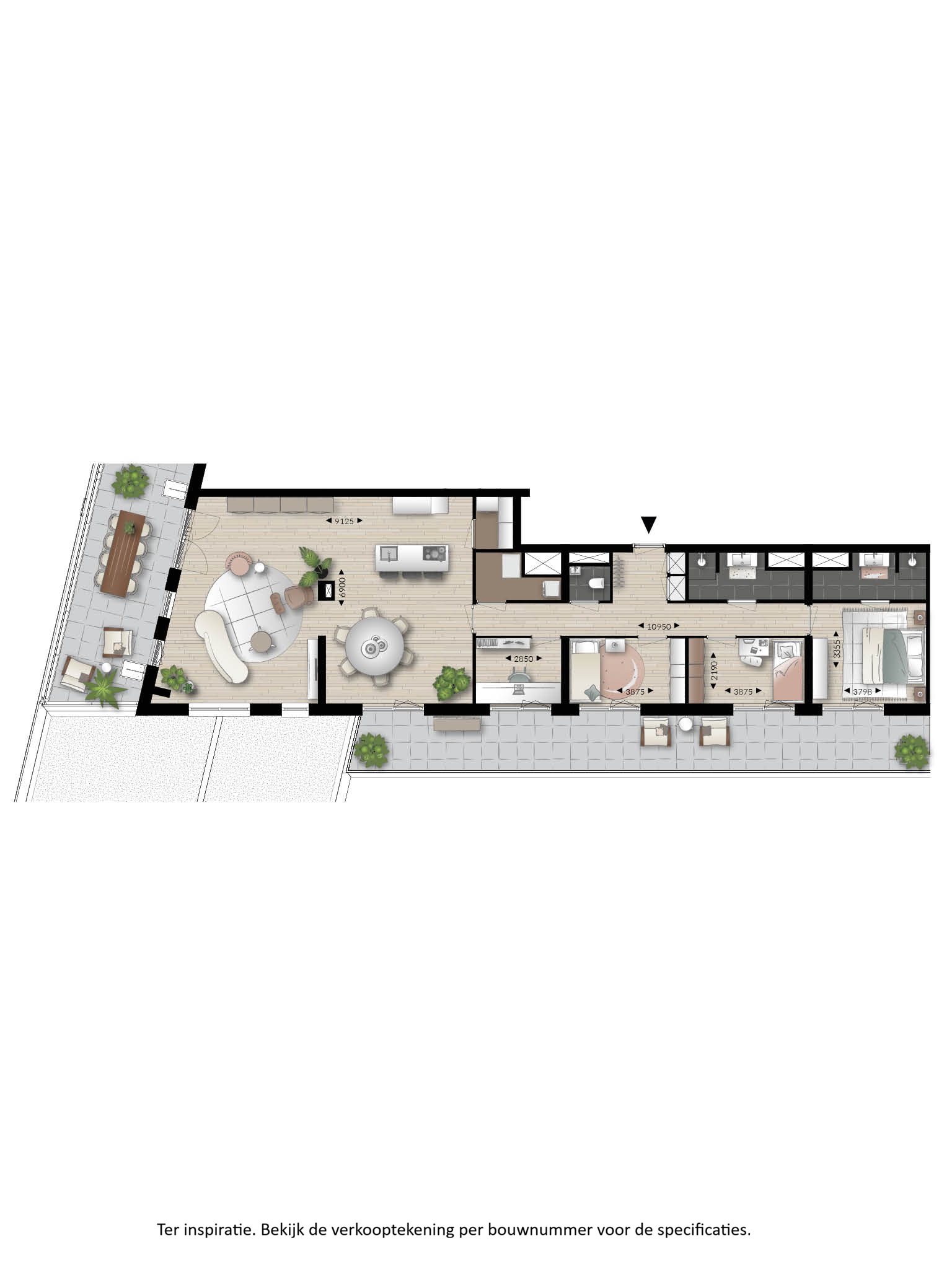 Plattegrond Zuidhof App Bnr41