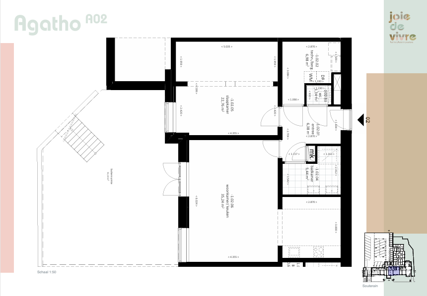Plattegrond Joie de Vivre A02
