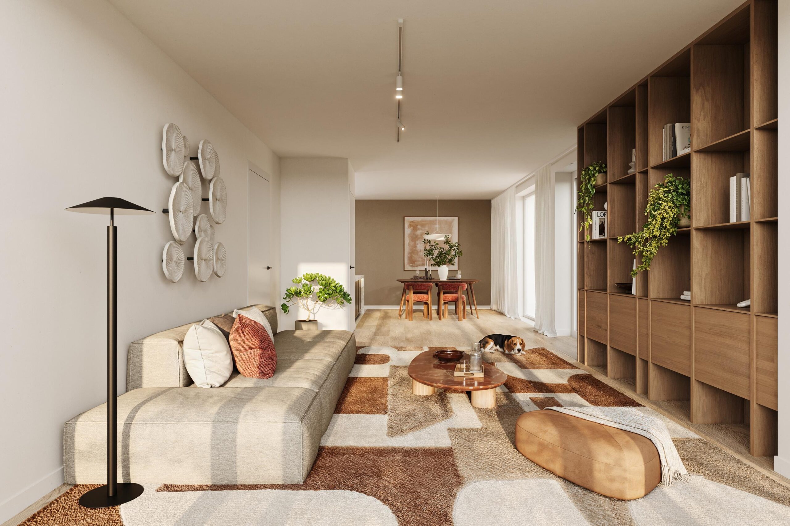 interieur vrijstaan breed