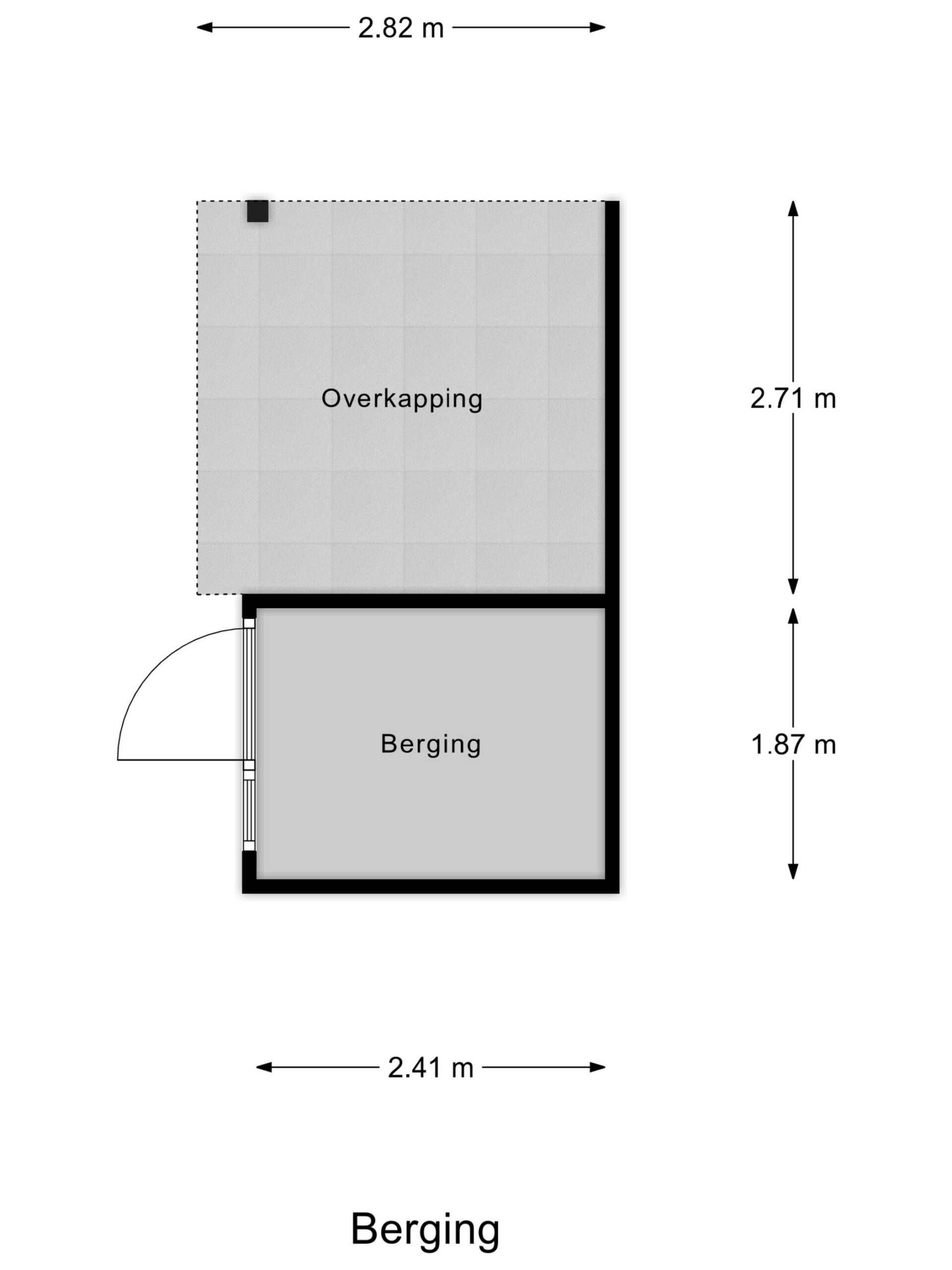 Berging/overkapping