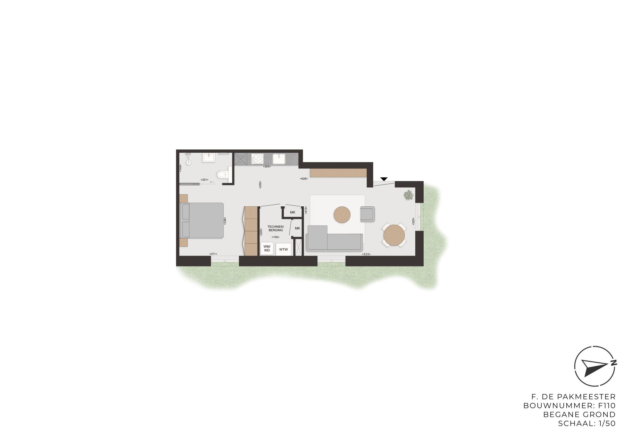Plattegrond F110