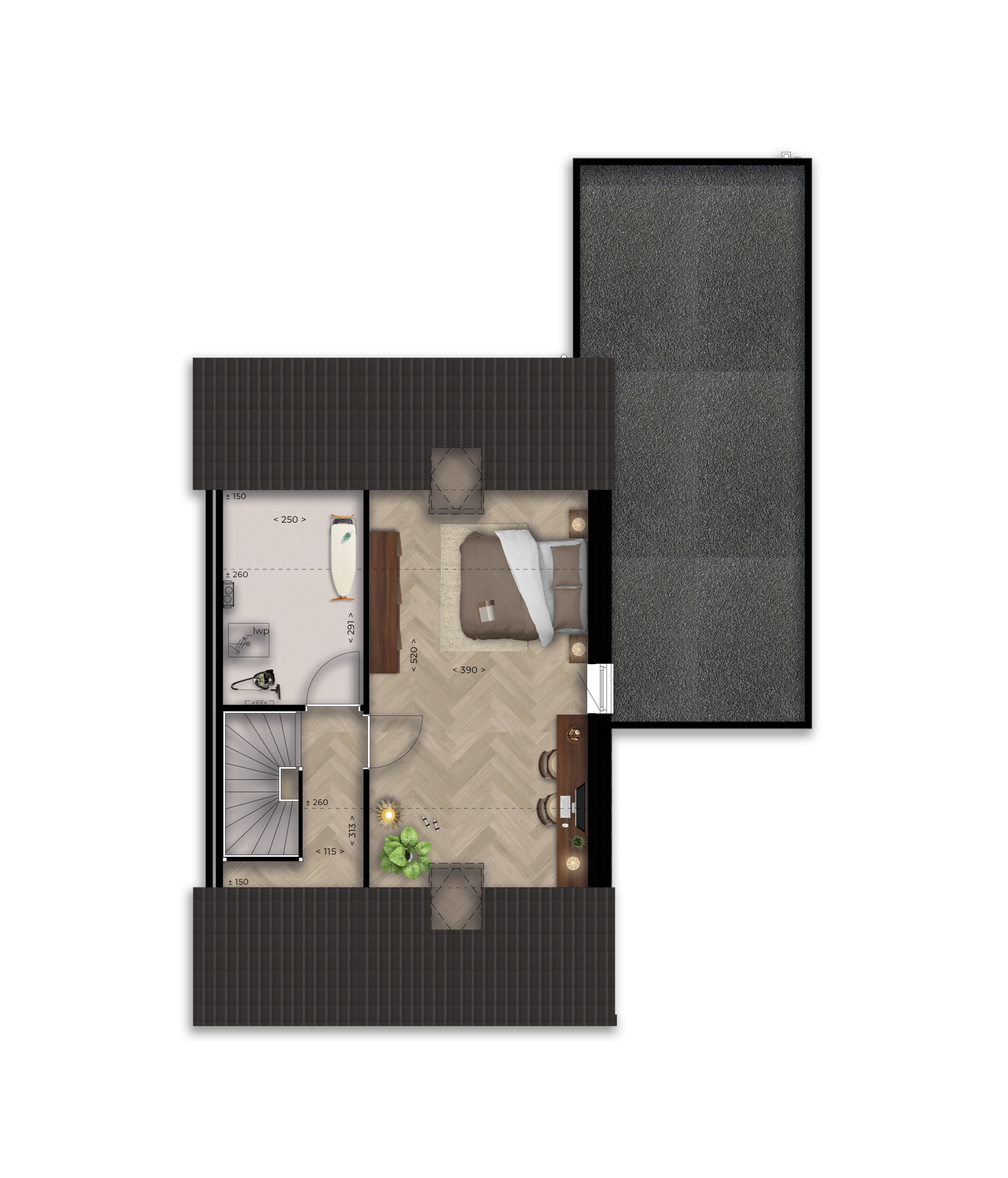 Milsbeek - Op de Hey - LLB Rijwoning hoek - K7 - 1e