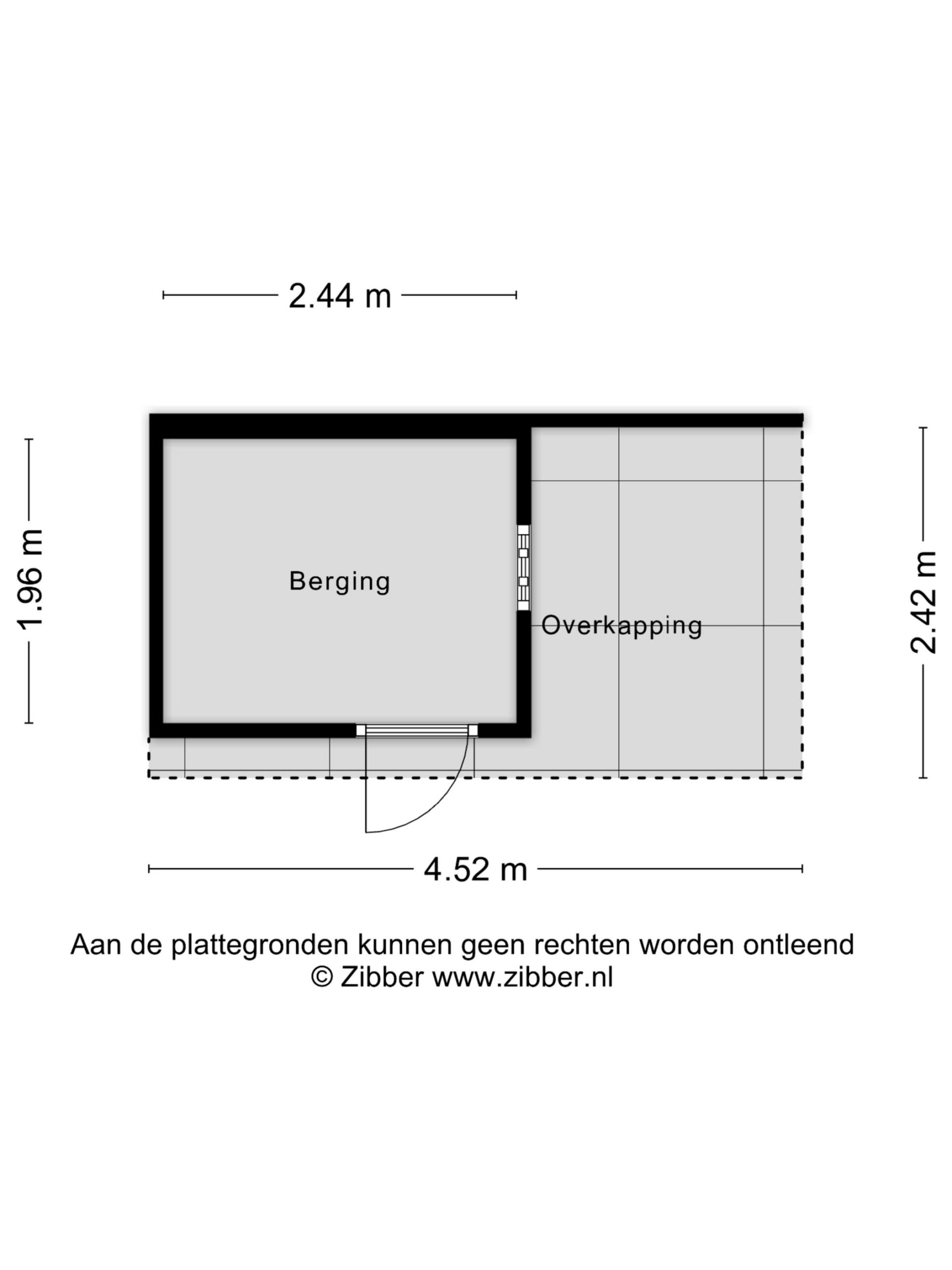 Berging/overkapping