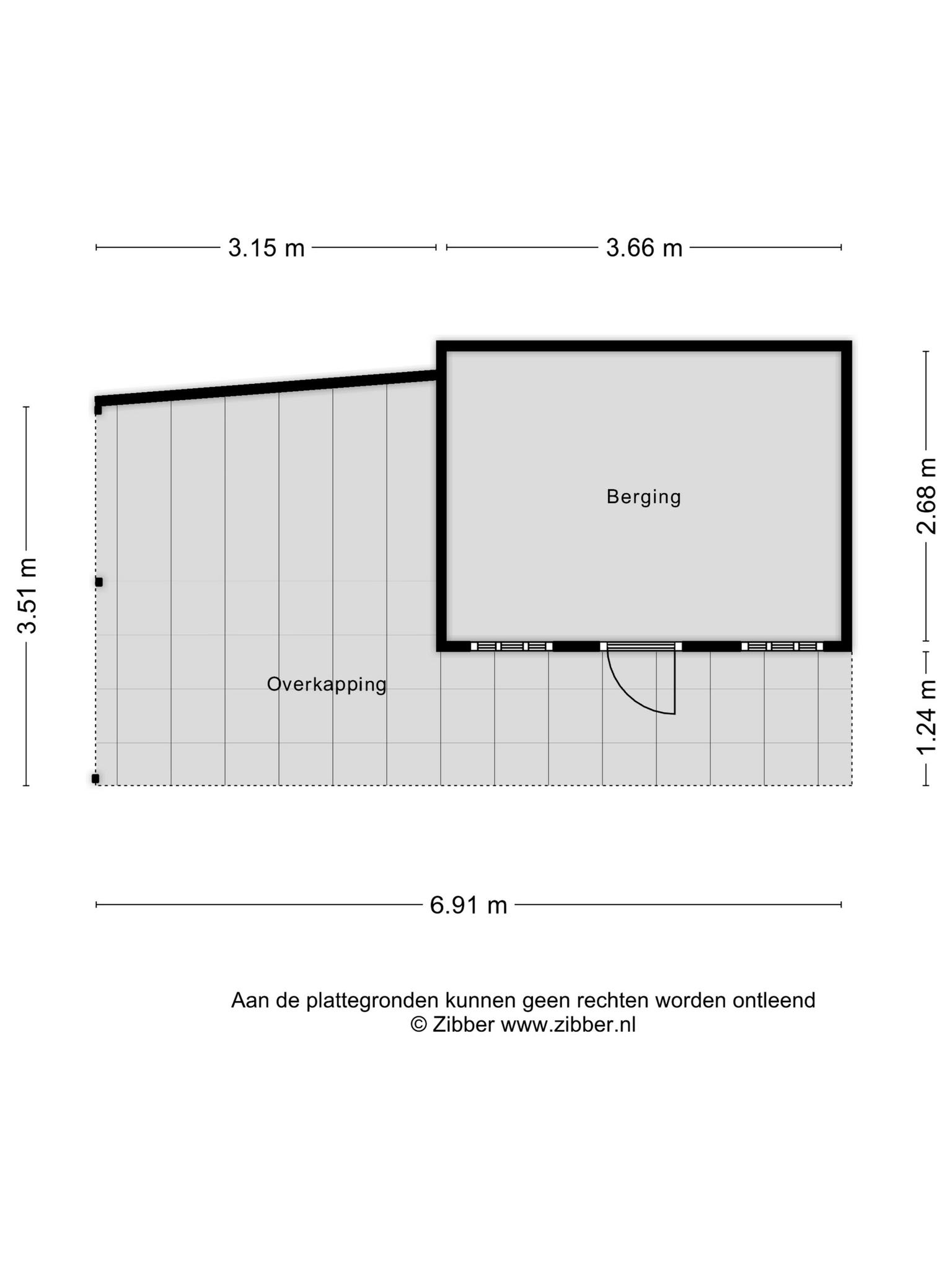 Berging/overkapping