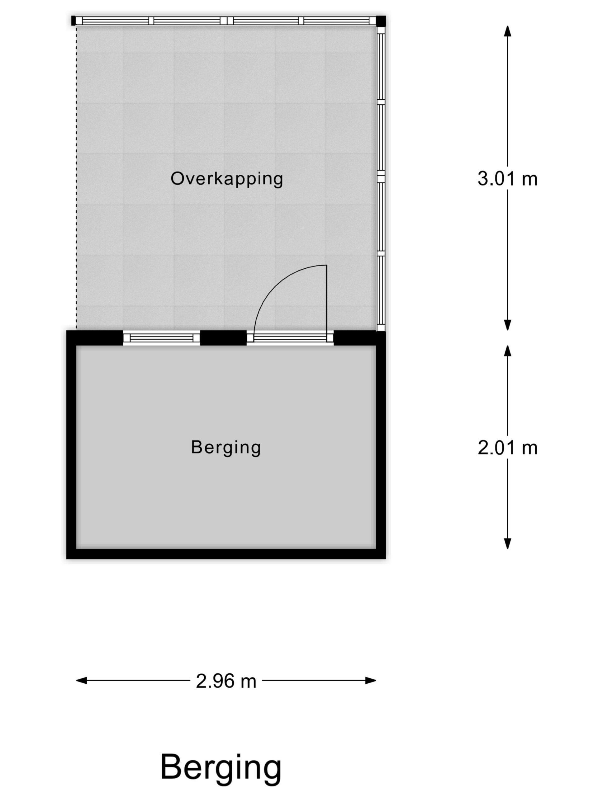 Berging/overkapping