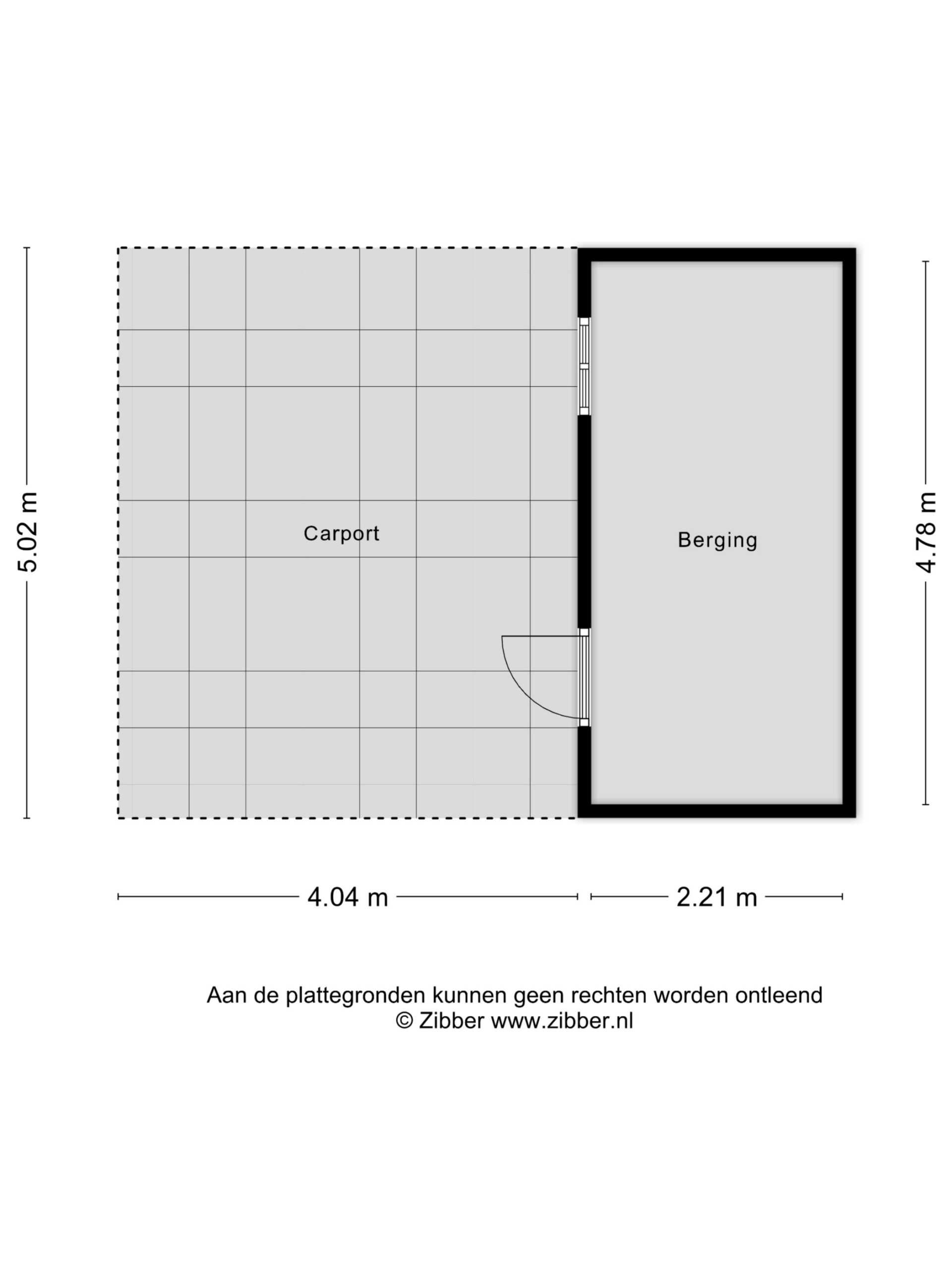 Berging/carport