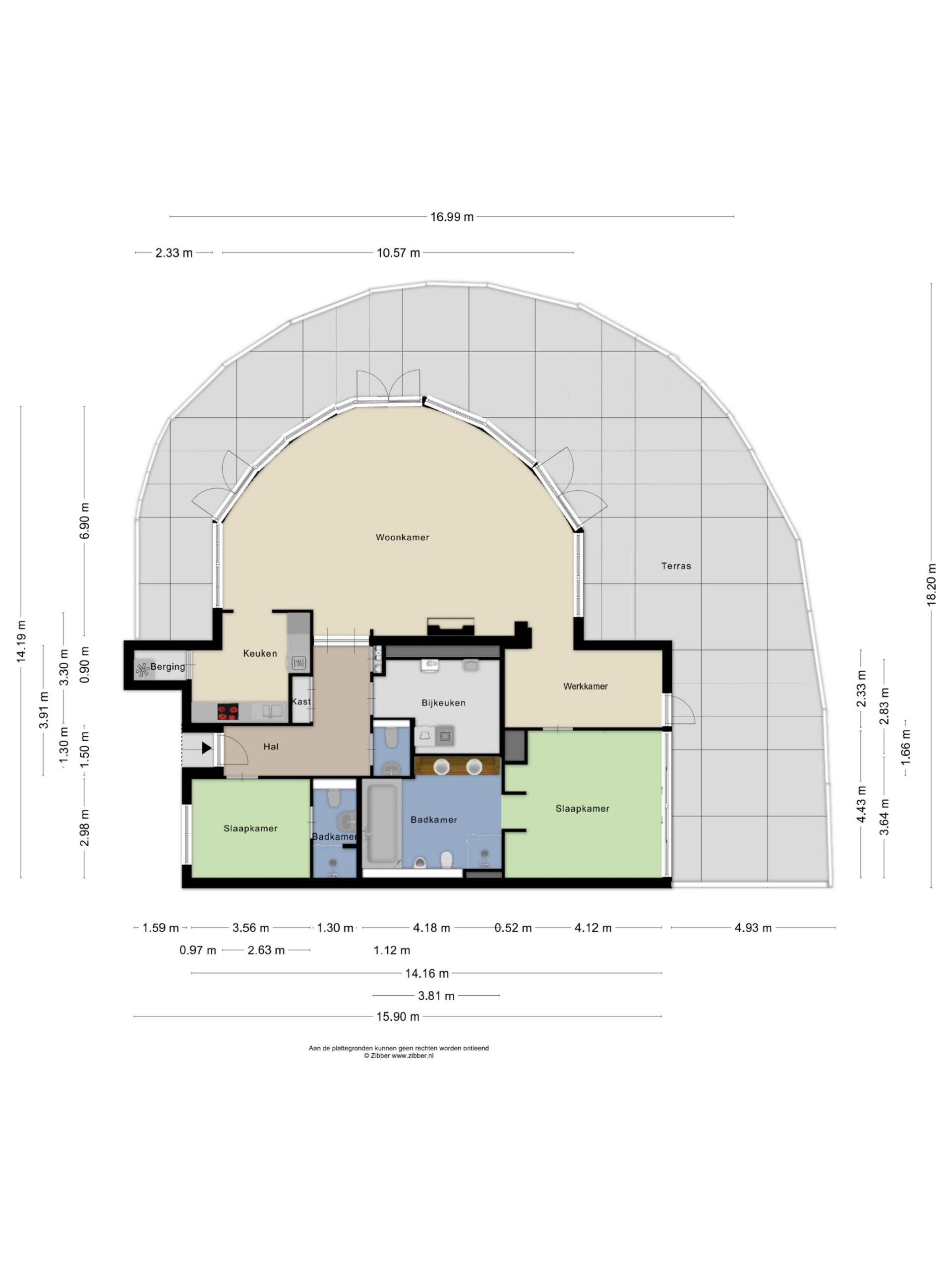 Appartement met dakterras