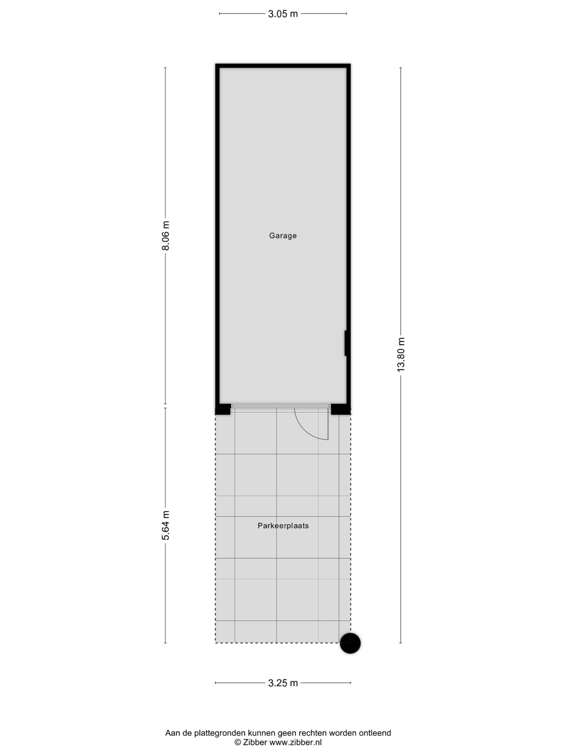 Garage/parkeerplaats
