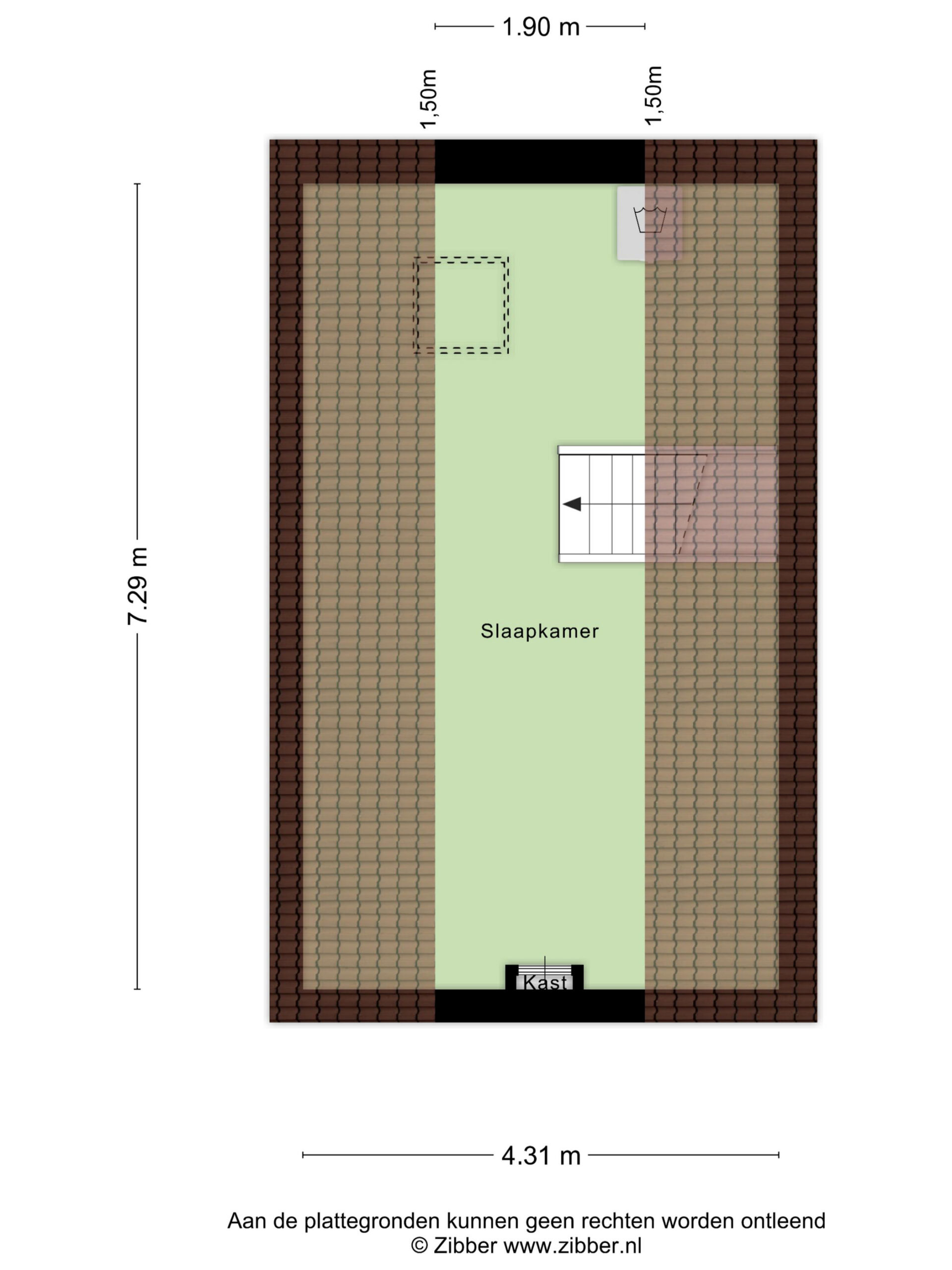 Verdieping bijgebouw